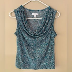 Charter Club Cowl Neck Sleeveless Ladies Top - Size S